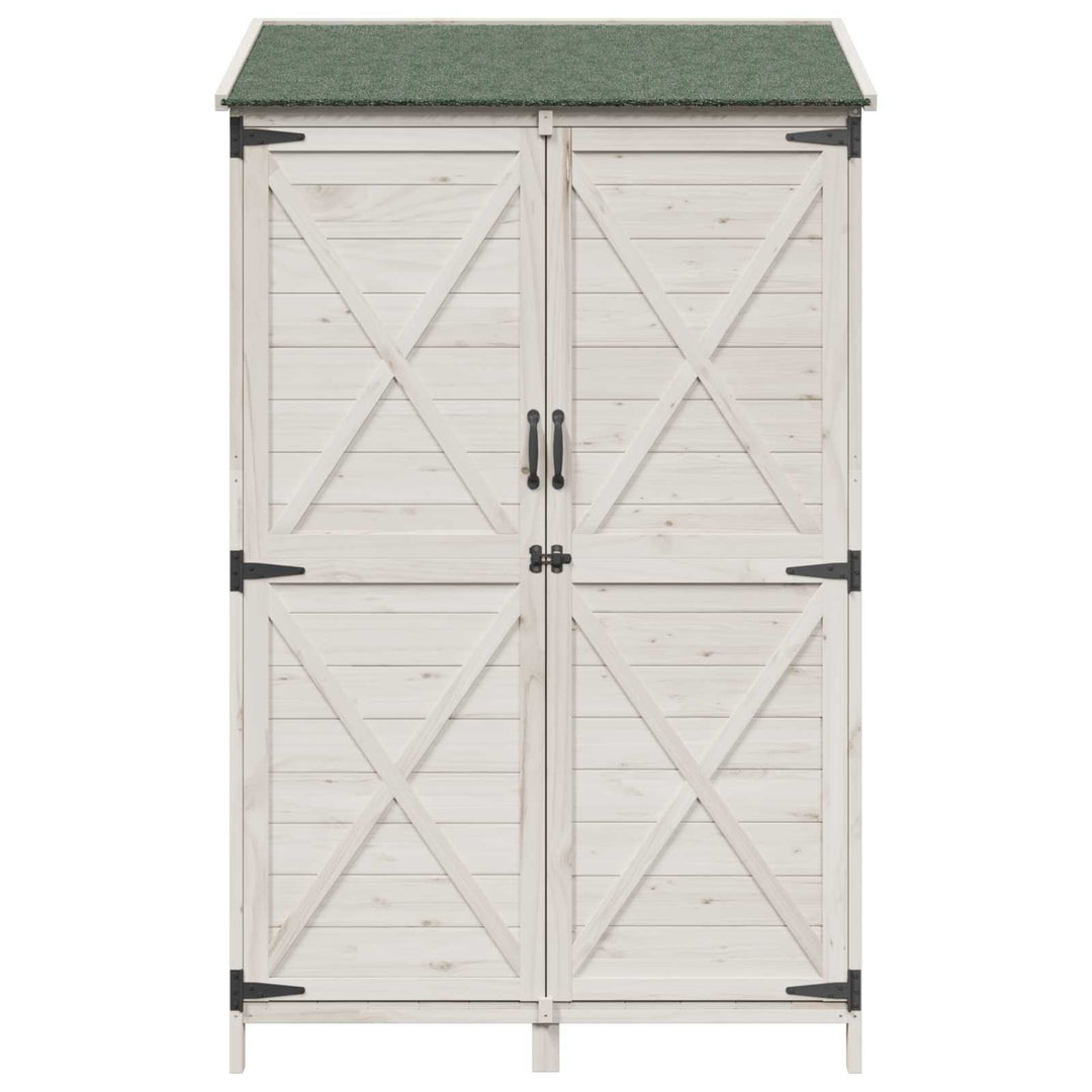 Have Skur Hvid 106 x 56 x 176,5 cm Konstrueret træ