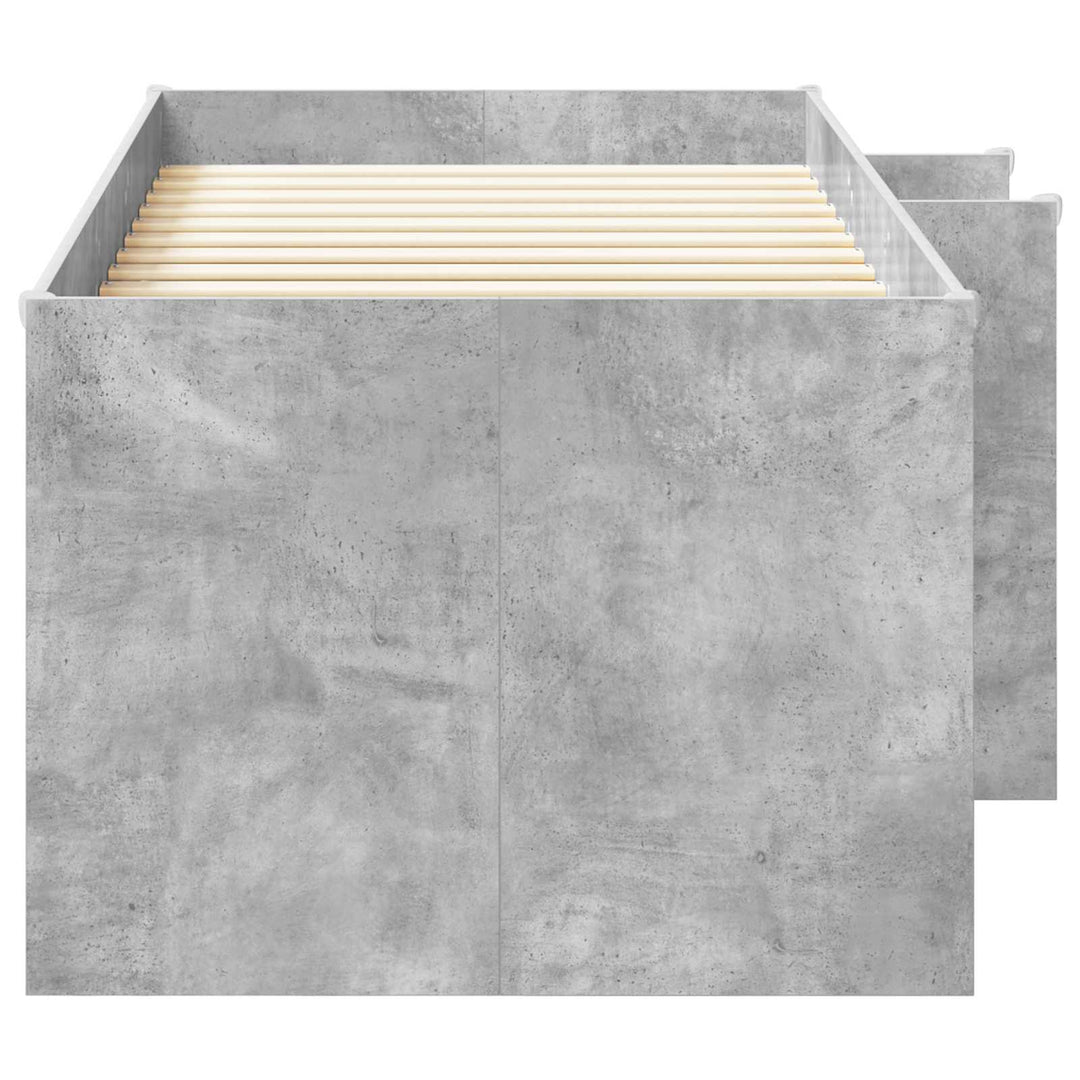 Børns høje sengestel 2 pcs Beton 203 x 101,1 x 68,5 cm