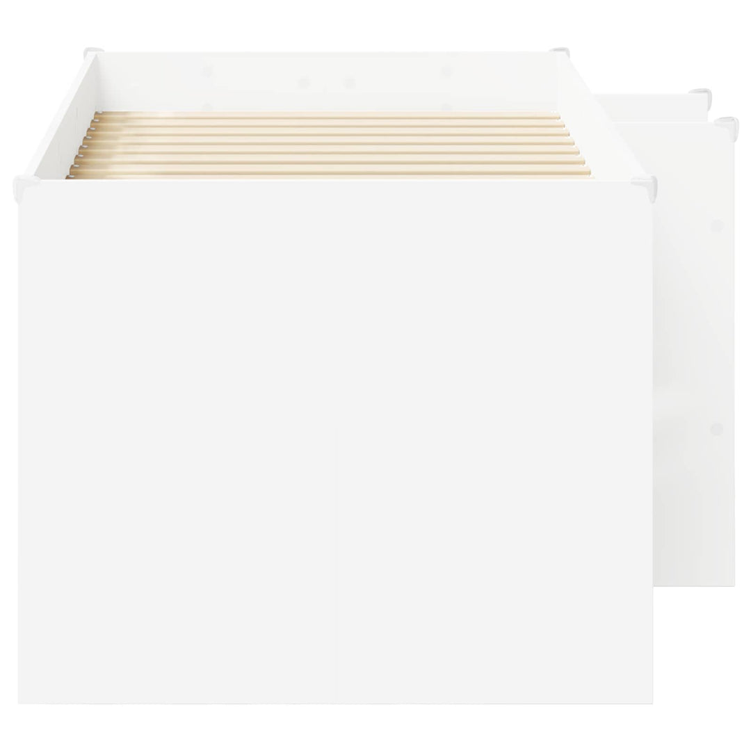 Børns høje sengestel 2 pcs Hvid 163 x 101,1 x 68,5 cm