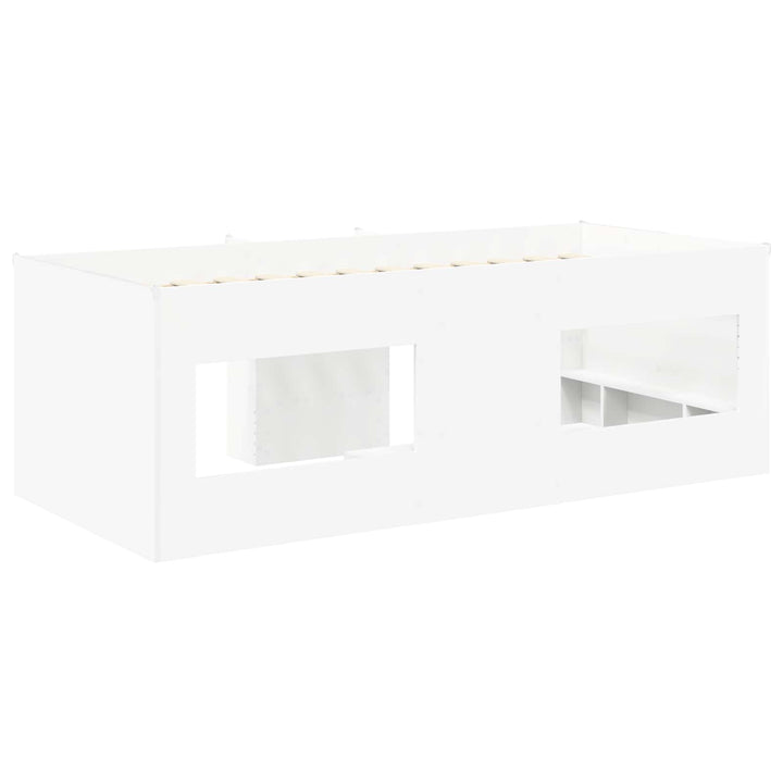 Børns høje sengestel 2 pcs Hvid 193 x 96,1 x 68,5 cm