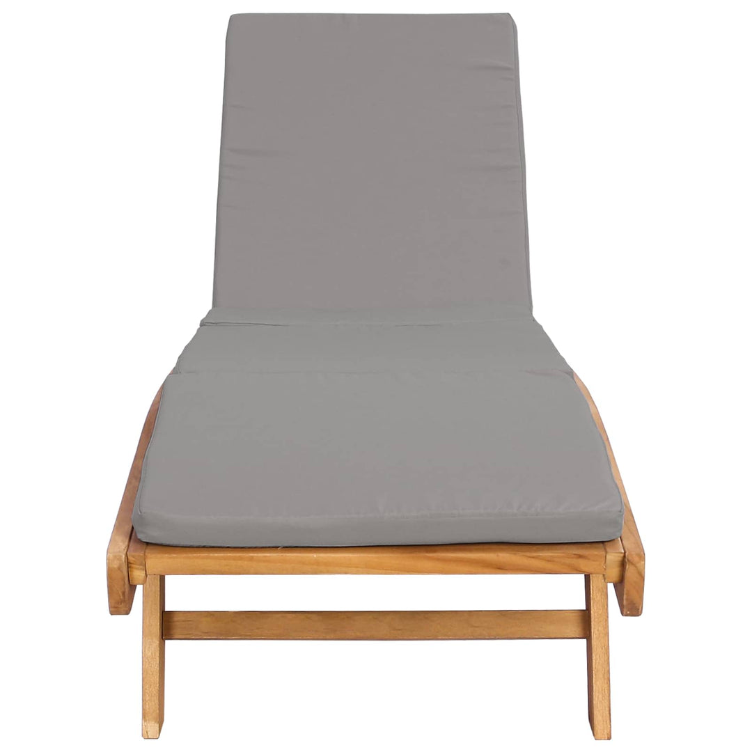 Solstol Brun og lysegrå Polyester