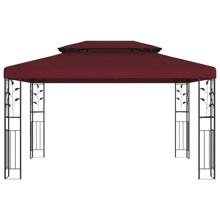 Pavillon 3,97 x 2,96 x 2,68 m Vinrød Polyester og Stål