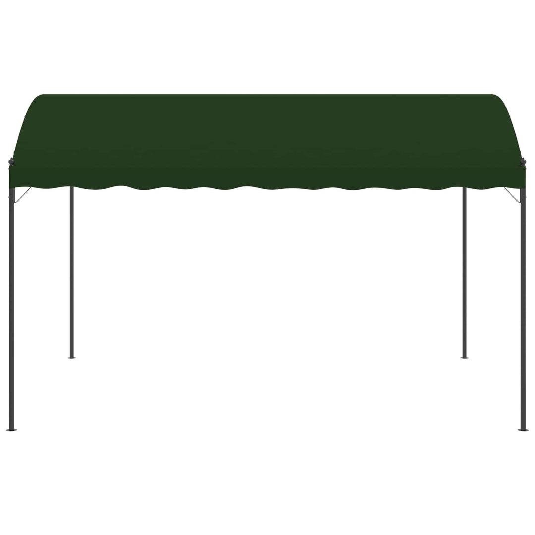 Pavillon 4 x 3 x 2,6 m Grøn Polyester og Stål