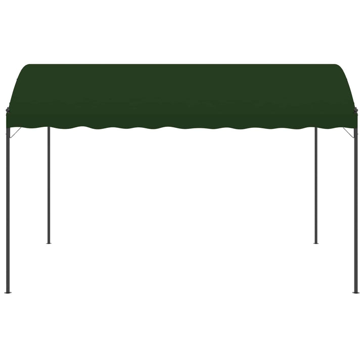 Pavillon 4 x 3 x 2,6 m Grøn Polyester og Stål