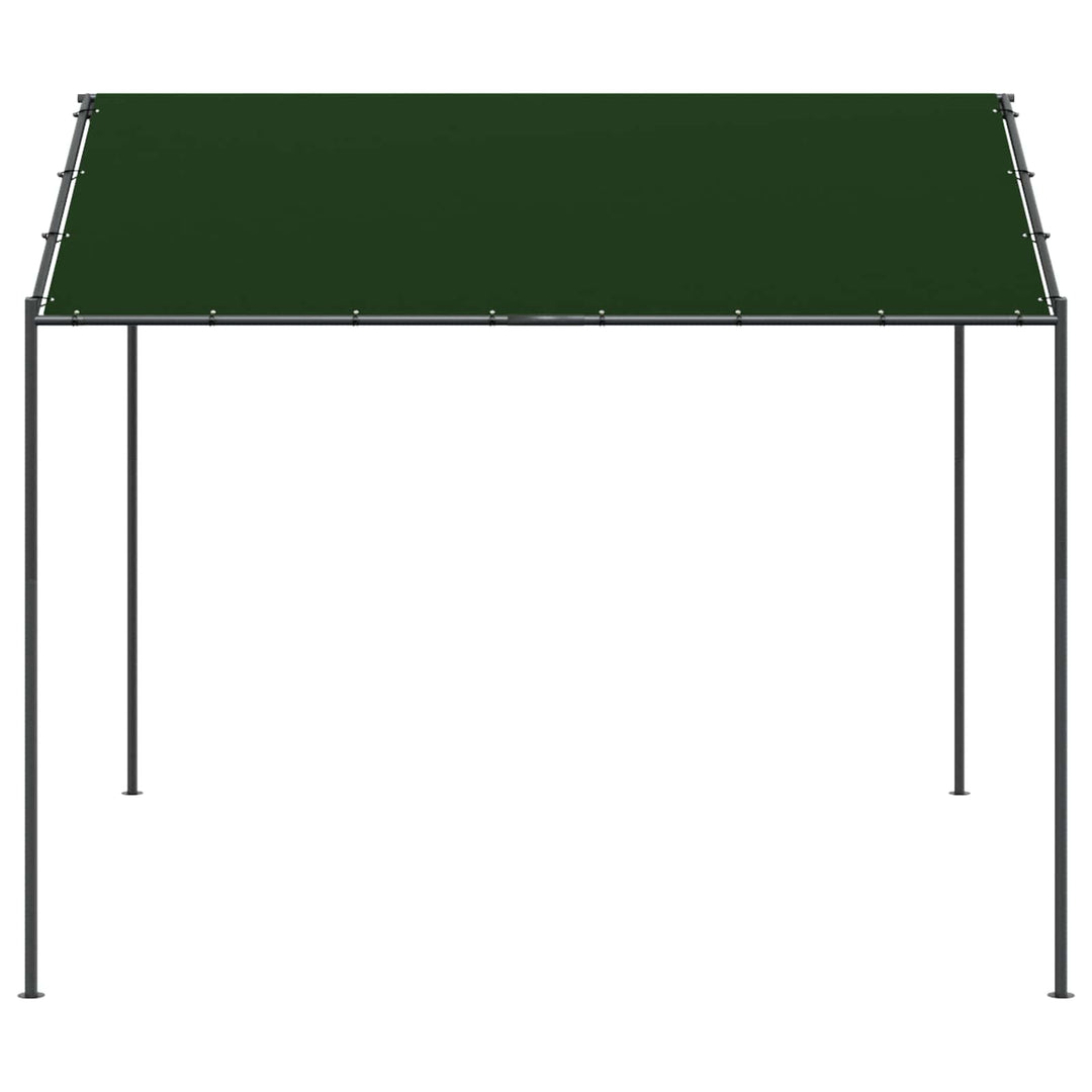 Pavillon 4 x 4 x 2,6 m Gråbrun Polyester og Stål