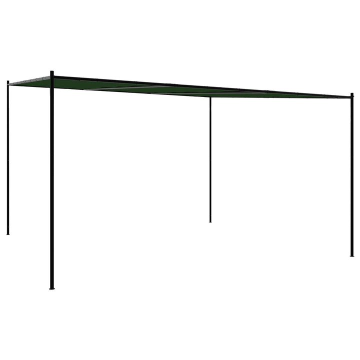 Pavillon 4 x 3,98 x 2,67 m Grøn Polyester og Stål