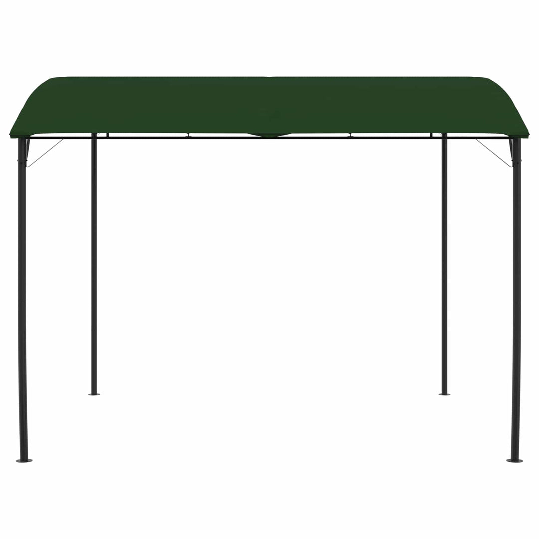 Pavillon 3 x 3 x 2,55 m Grøn Pulverlakeret stål og stof 180 gsm