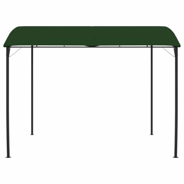 Pavillon 3 x 3 x 2,55 m Grøn Pulverlakeret stål og stof 180 gsm