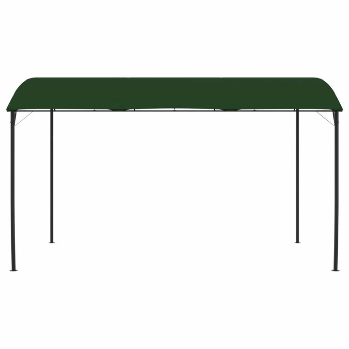 Pavillon 4 x 3 x 2,55 m Grøn Pulverlakeret stål og stof 180 gsm