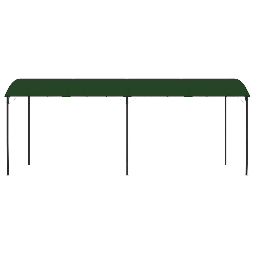 Pavillon 6 x 3 x 2,55 m Grøn Pulverlakeret stål og stof 180 gsm