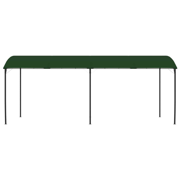 Pavillon 6 x 3 x 2,55 m Grøn Pulverlakeret stål og stof 180 gsm