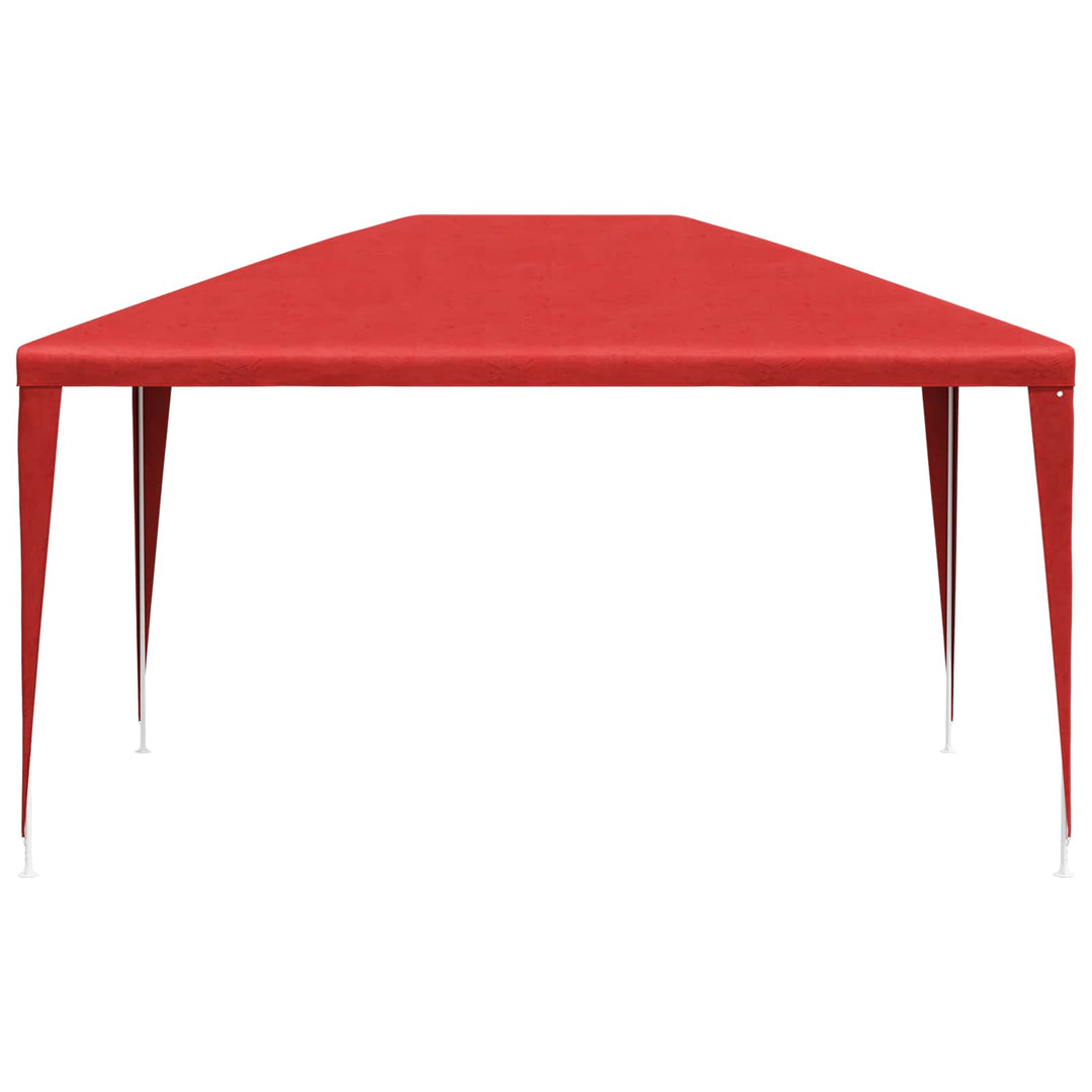 Party Tent 400 x 300 x 255 cm Rød PE og stål