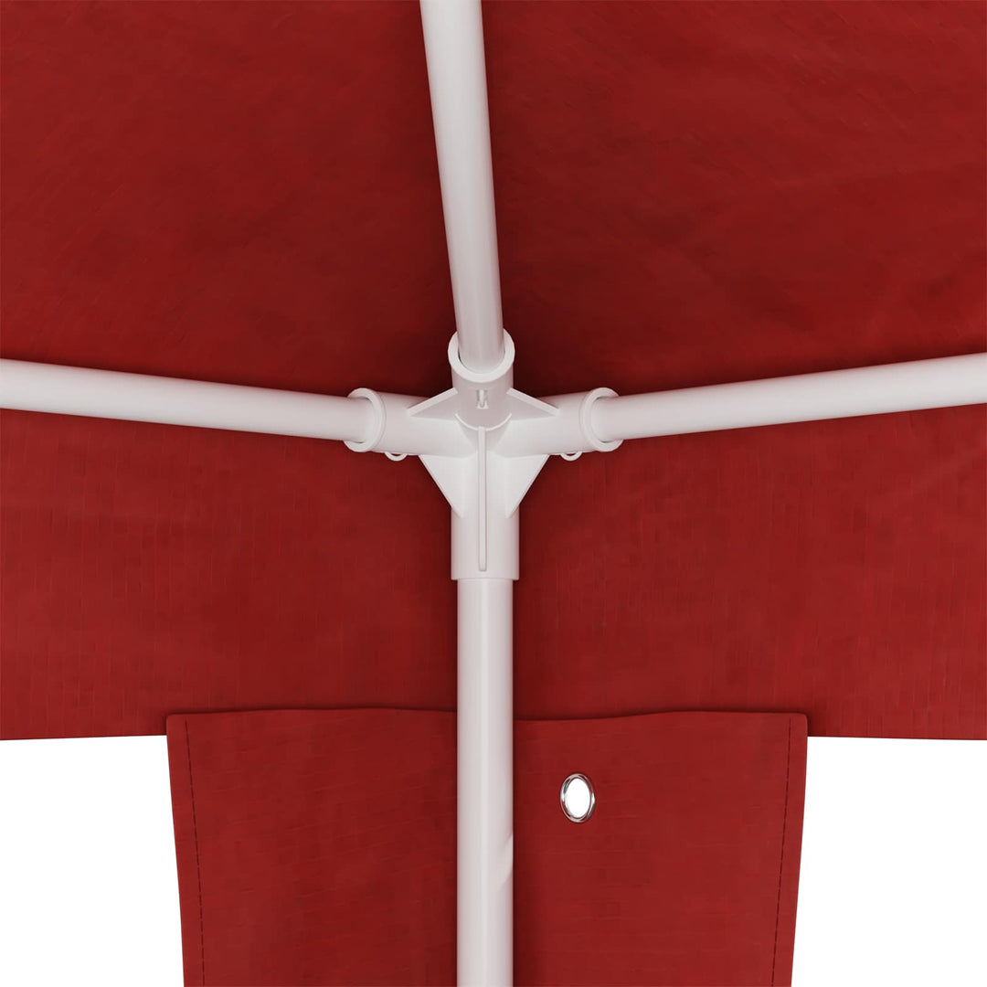 Party Tent Rød 600 x 300 x 255 cm PE og stål