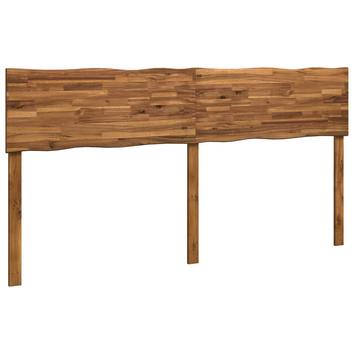 Sengegavl med naturkant ROSTOCK Naturfarvet 180 cm