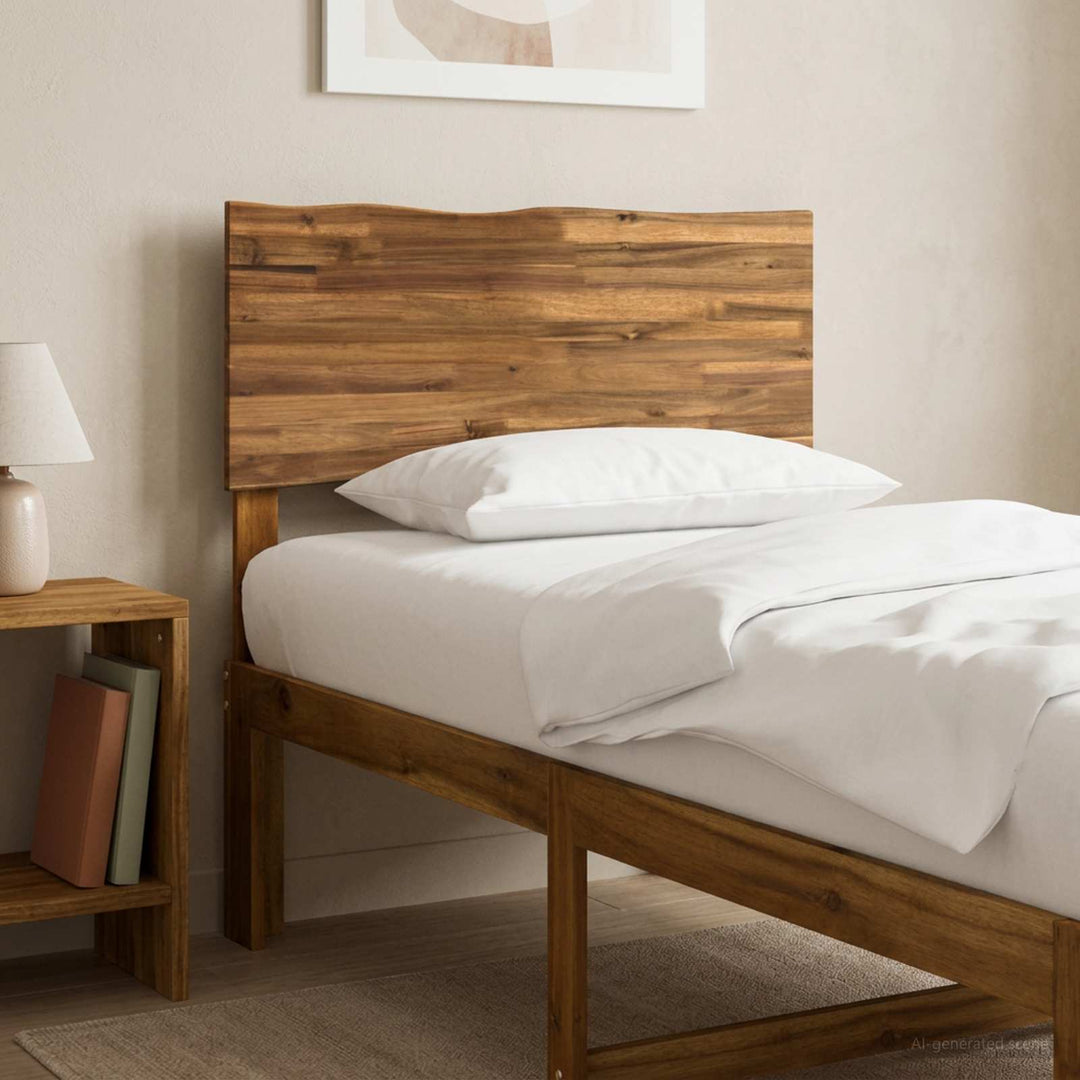 Sengegavl med naturkant ROSTOCK Naturfarvet 75 cm