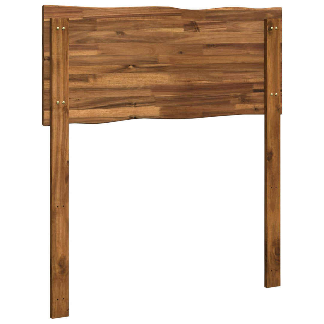 Sengegavl med naturkant ROSTOCK Naturfarvet 100 cm