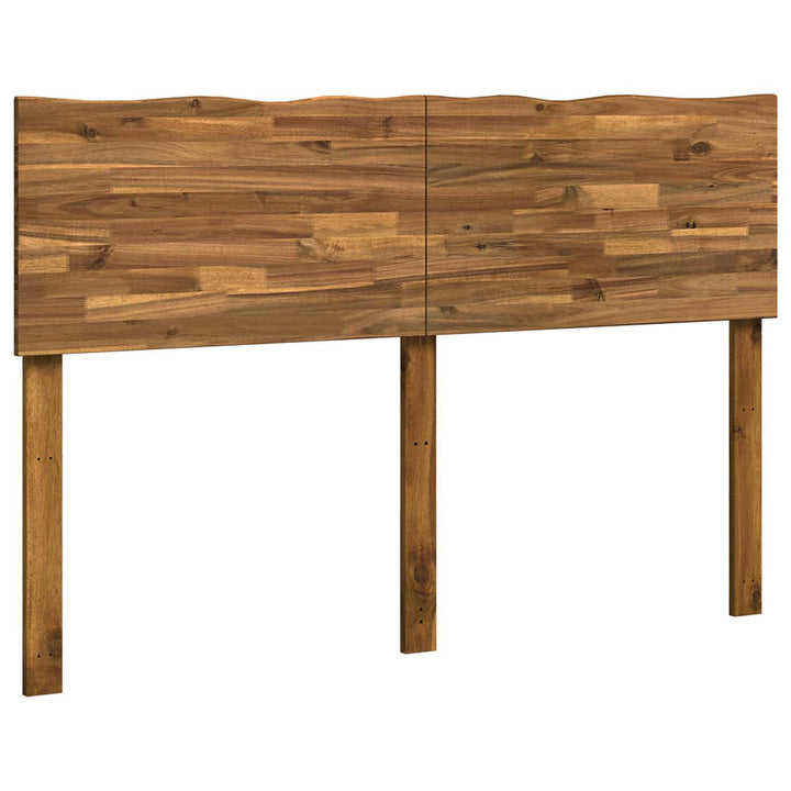Sengegavl med naturkant ROSTOCK Naturfarvet 160 cm