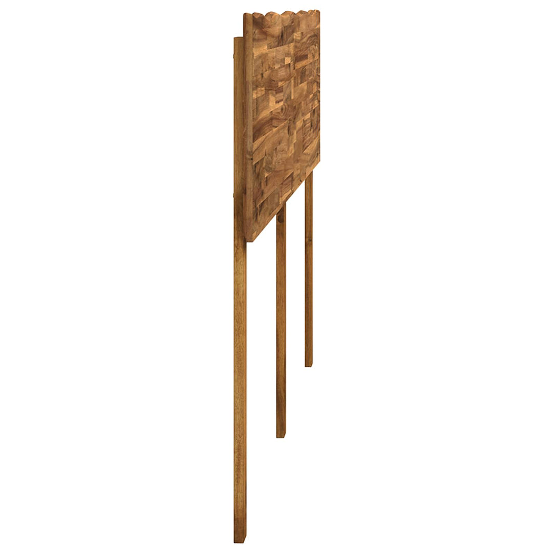 Sengegavl med naturkant ROSTOCK Naturfarvet 160 cm