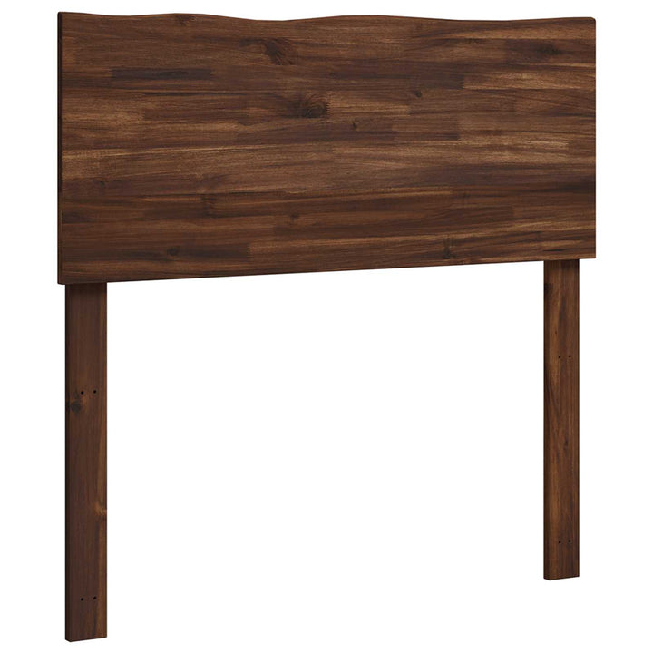 Sengegavl med naturkant ROSTOCK Mørk Brun 90 cm