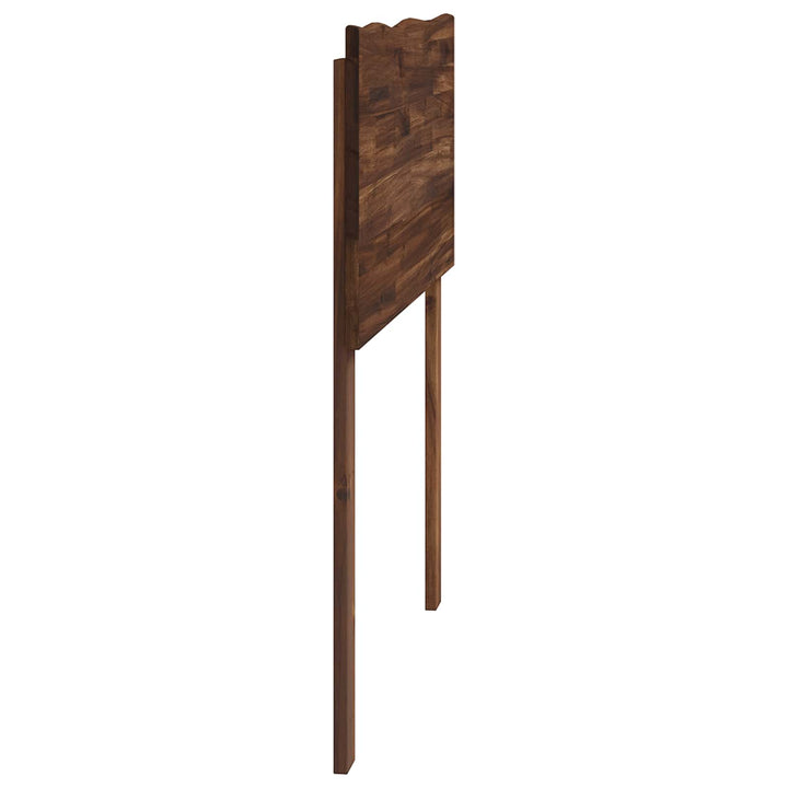 Sengegavl med naturkant ROSTOCK Mørk Brun 75 cm
