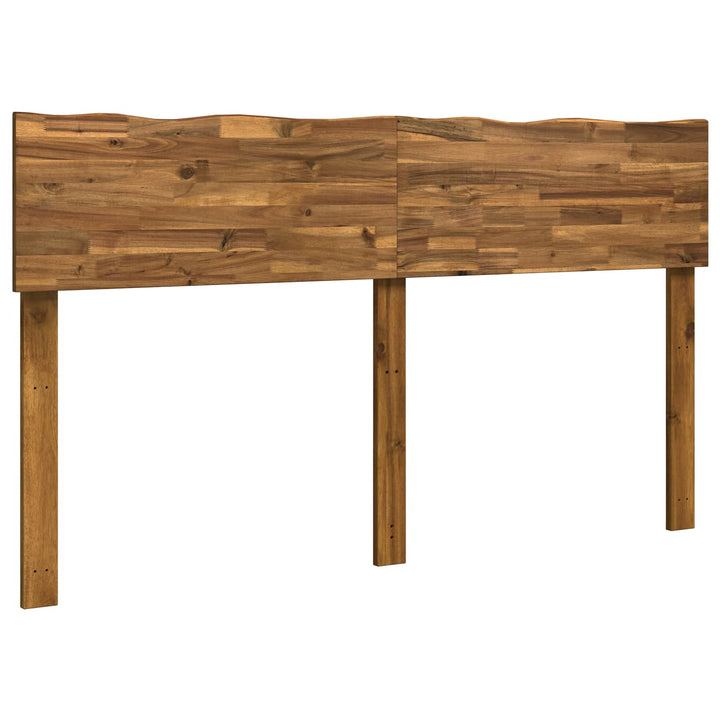 Sengegavl med naturkant ROSTOCK Naturfarvet 160 cm