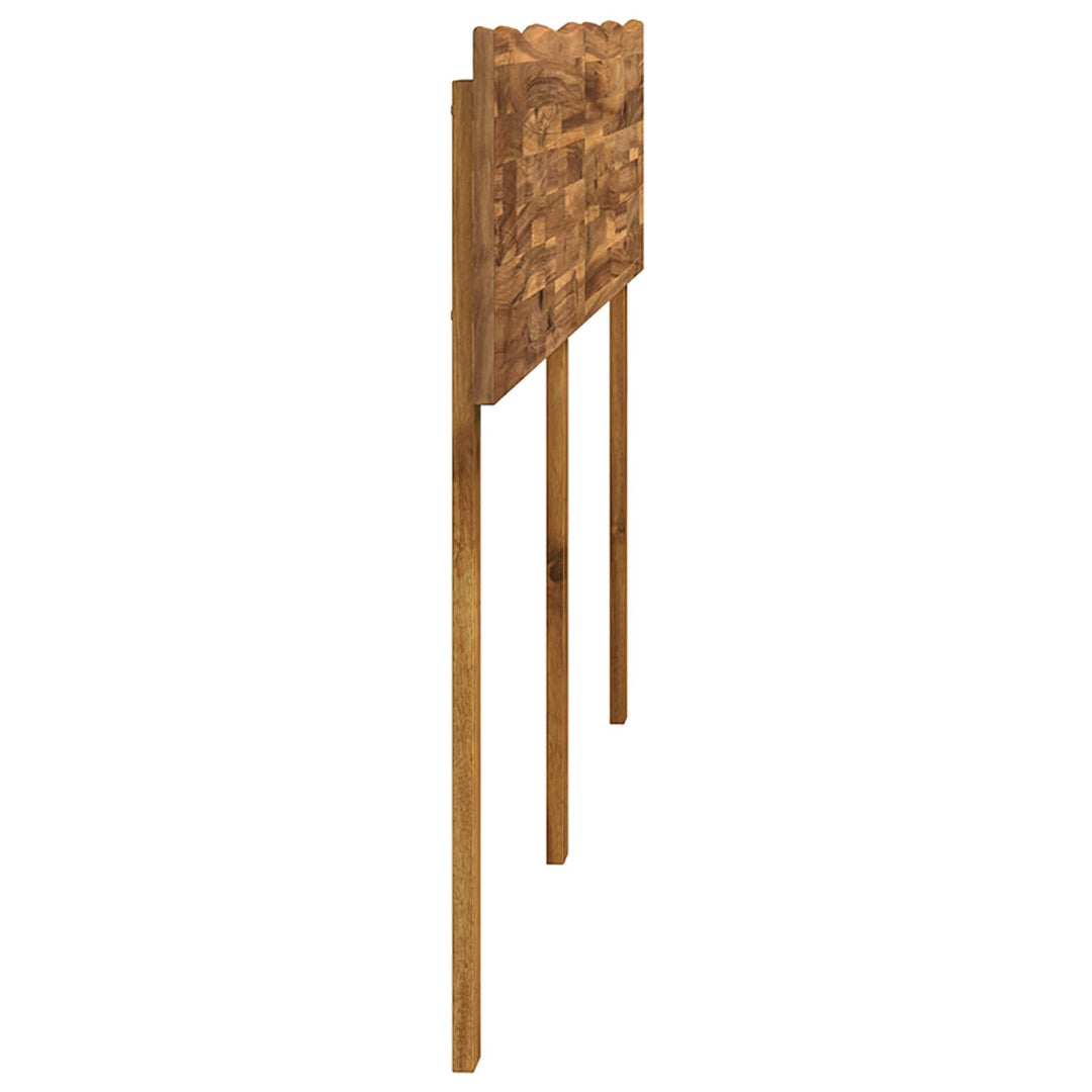 Sengegavl med naturkant ROSTOCK Naturfarvet 160 cm