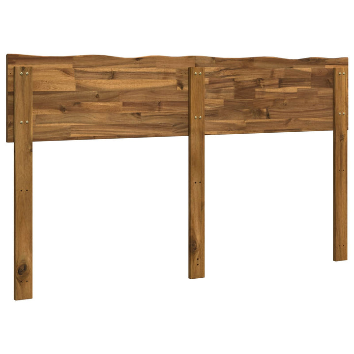 Sengegavl med naturkant ROSTOCK Naturfarvet 150 cm
