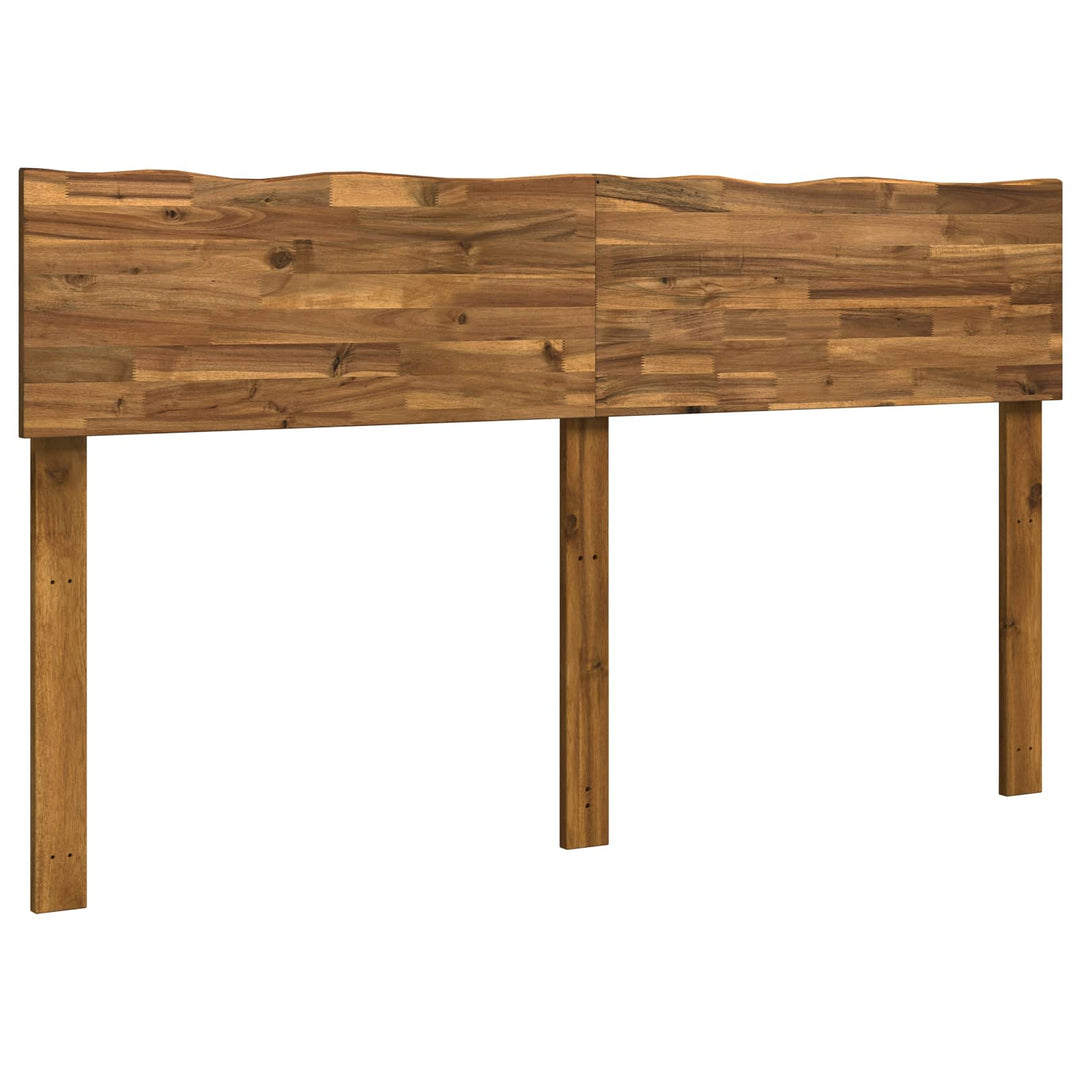 Sengegavl med naturkant ROSTOCK Naturfarvet 140 cm