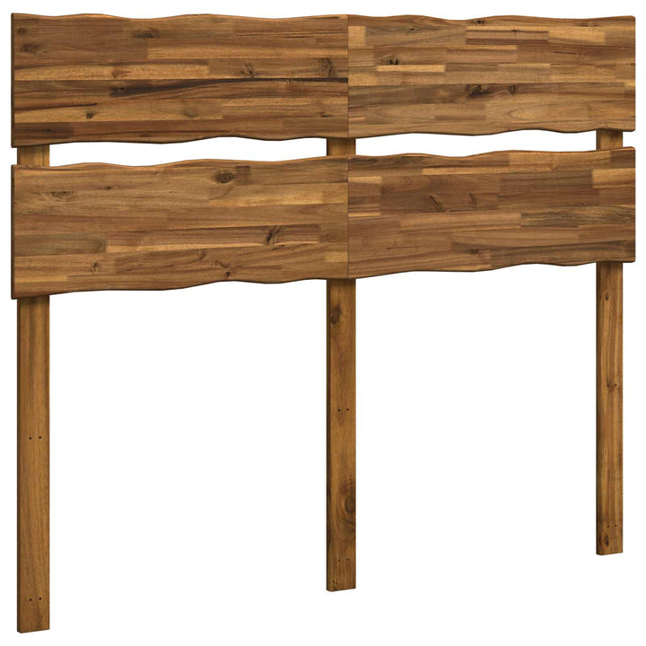 Sengegavl med levende kant ROSTOCK Naturfarvet 150 cm