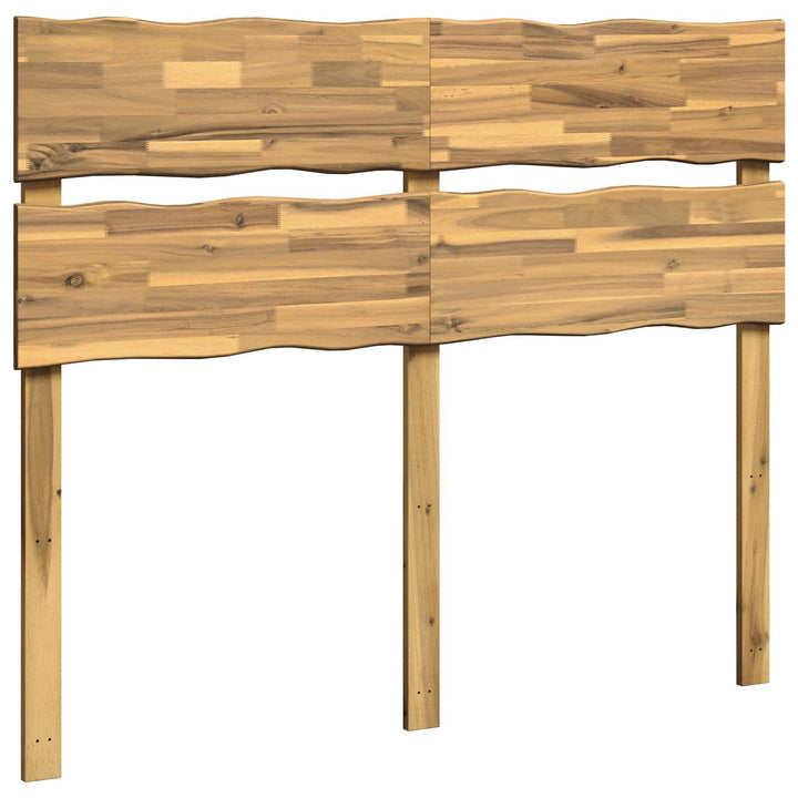 Sengegavl med levende kant ROSTOCK Hvid 135 cm