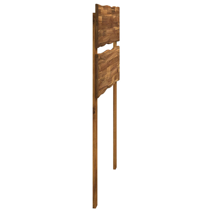 Sengegavl med levende kant ROSTOCK Naturfarvet 80 cm