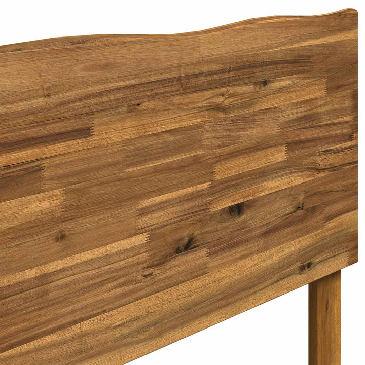 Enkelt Sengebund med Hovedgærde ROSTOCK Naturfarvet 90 x 200 cm