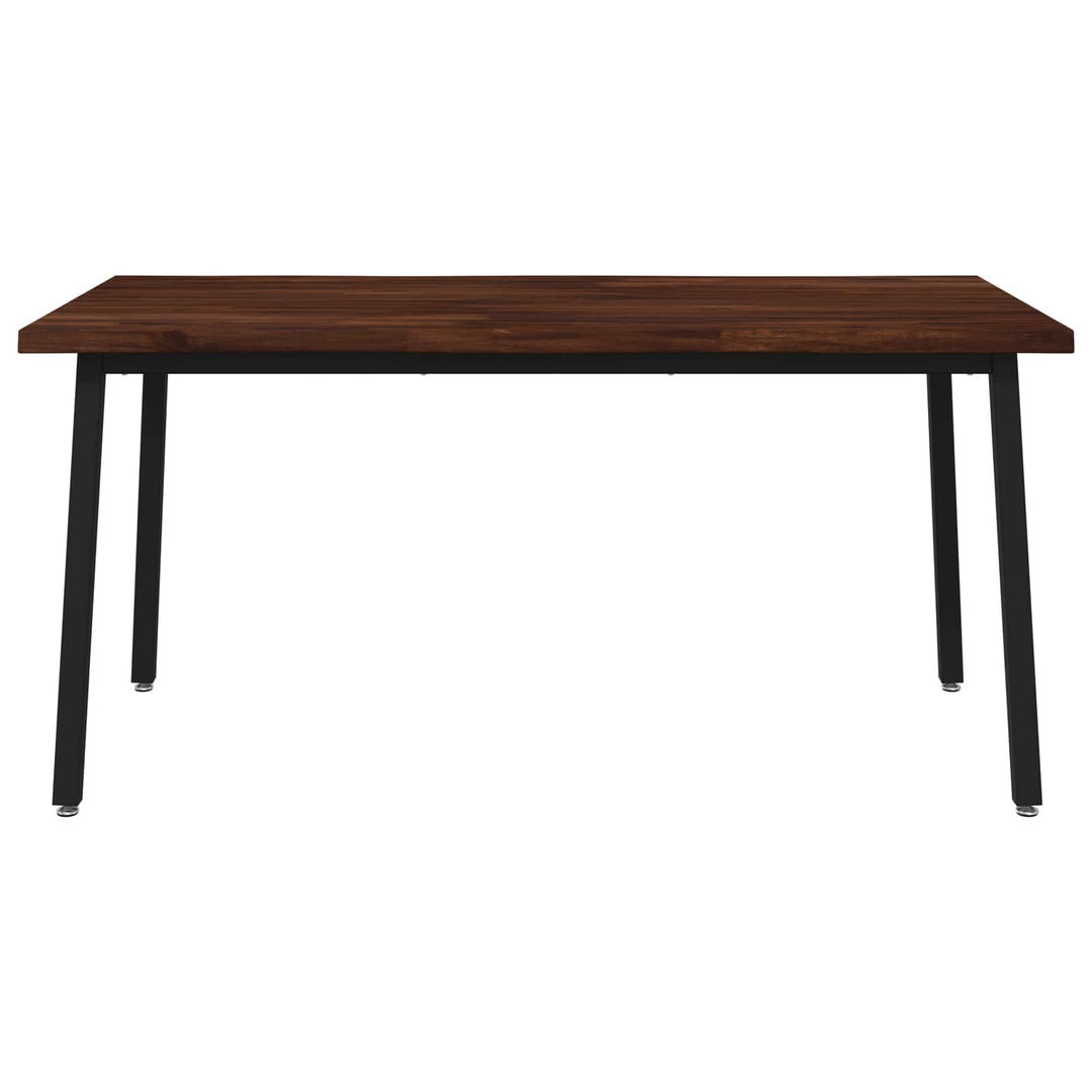 Dining table med live edge 160 x 70 x 75 cm Massivt Akacietræ