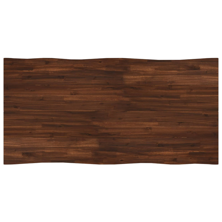 Dining table med live edge 160 x 70 x 75 cm Massivt Akacietræ