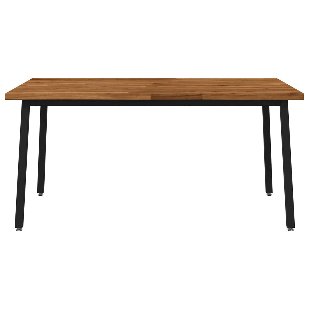 Dining table med live edge 160 x 70 x 75 cm Massivt Akacietræ