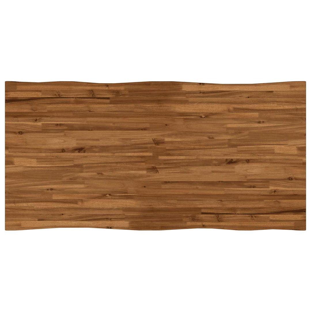 Dining table med live edge 160 x 70 x 75 cm Massivt Akacietræ