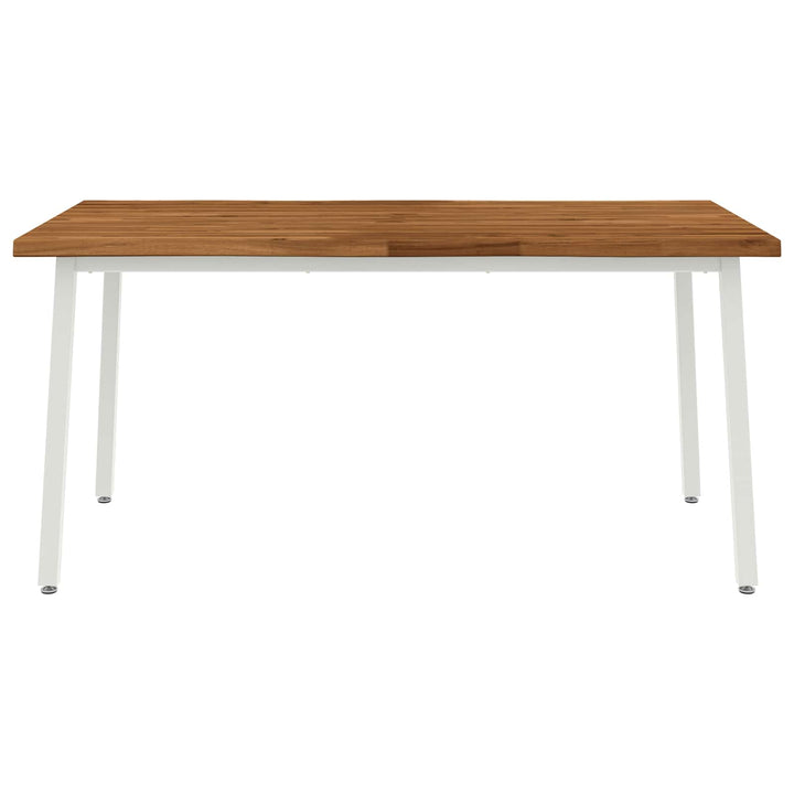 Dining table med live edge 160 x 70 x 75 cm Massivt Akacietræ