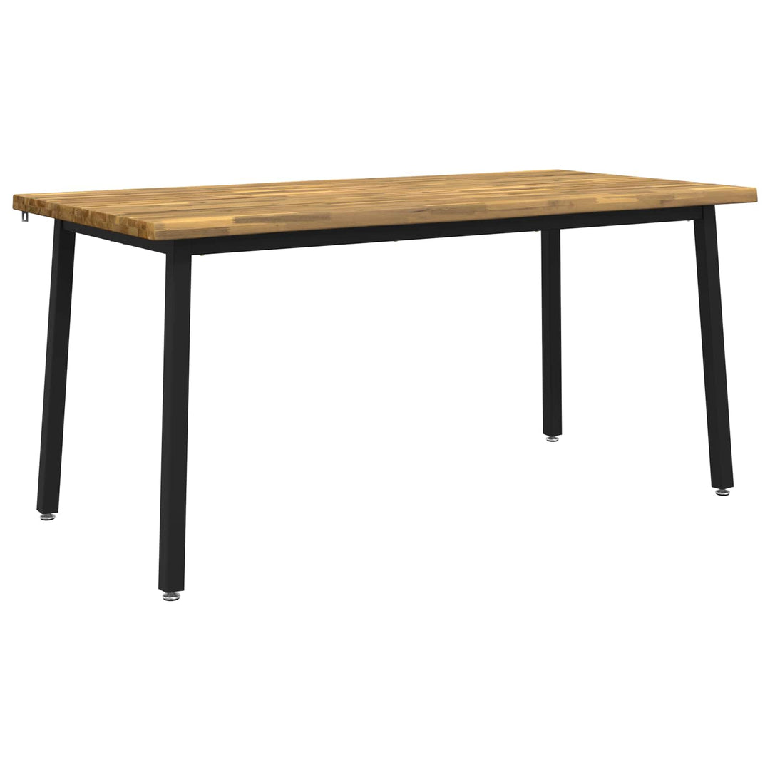 Dining table med live edge 160 x 70 x 75 cm Massivt Akacietræ