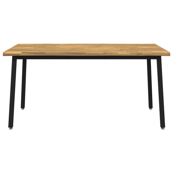 Dining table med live edge 160 x 70 x 75 cm Massivt Akacietræ