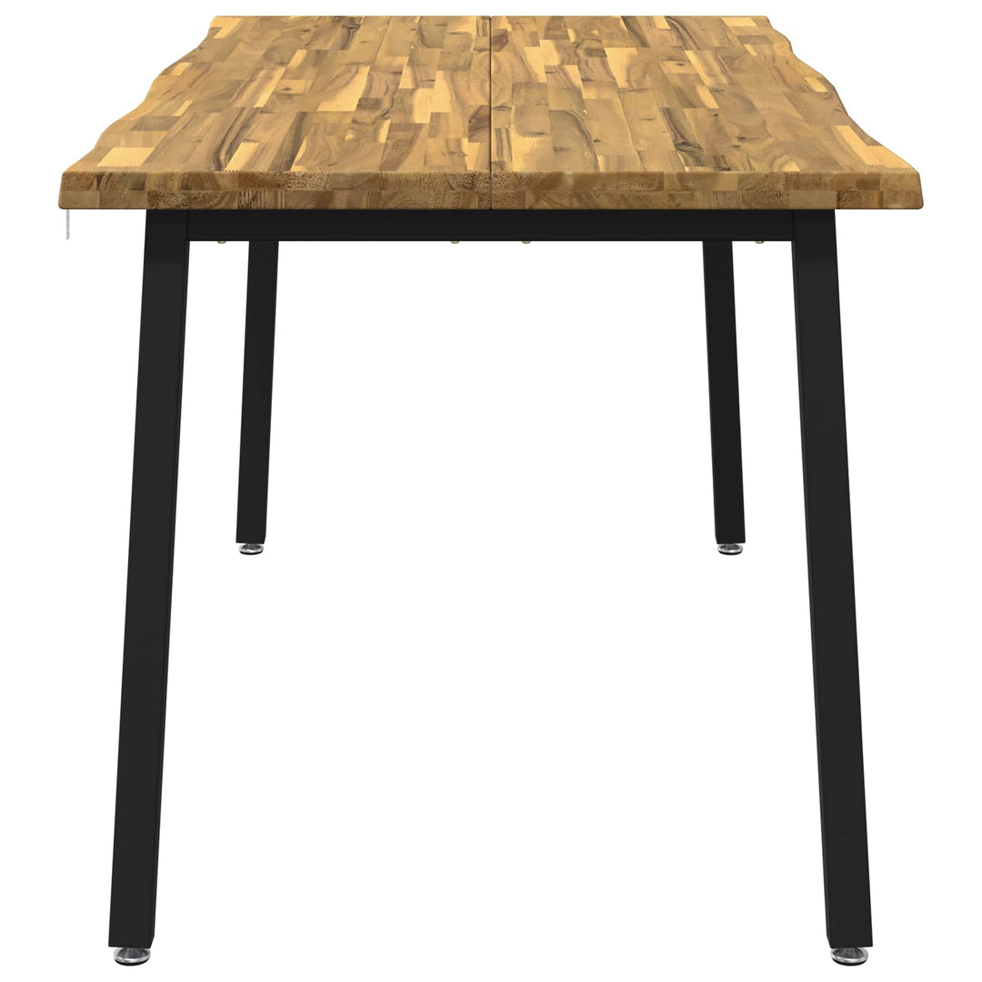 Dining table med live edge 160 x 70 x 75 cm Massivt Akacietræ