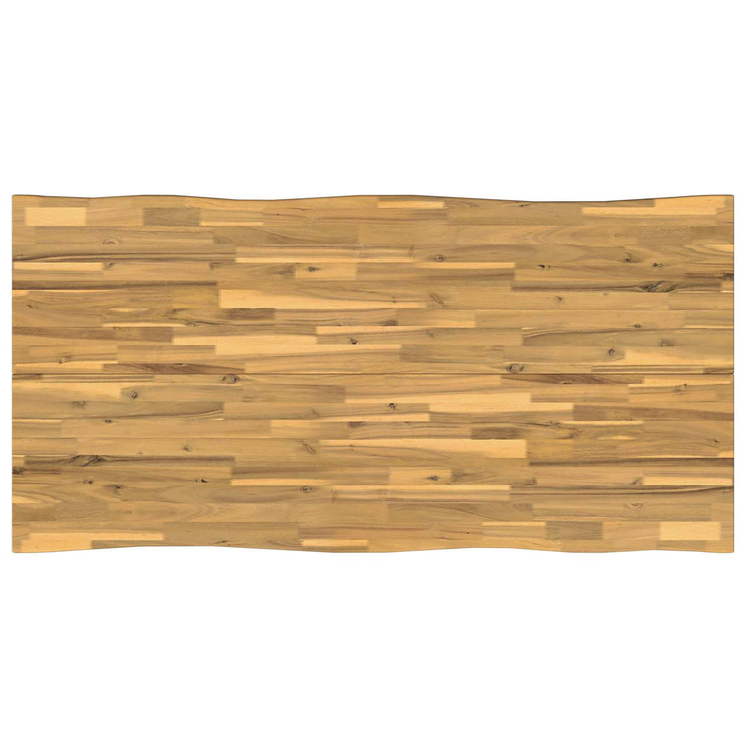 Dining table med live edge 160 x 70 x 75 cm Massivt Akacietræ
