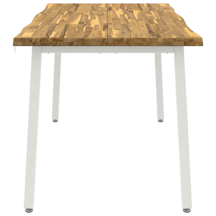 Dining table med live edge 160 x 70 x 75 cm Massivt Akacietræ