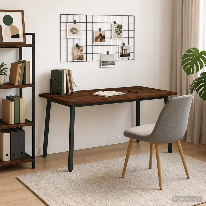 Dining table med live edge 160 x 80 x 75 cm Massivt Akacietræ
