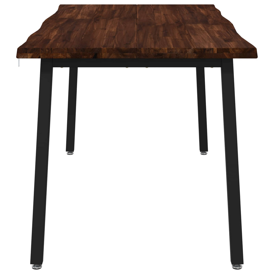 Dining table med live edge 160 x 80 x 75 cm Massivt Akacietræ