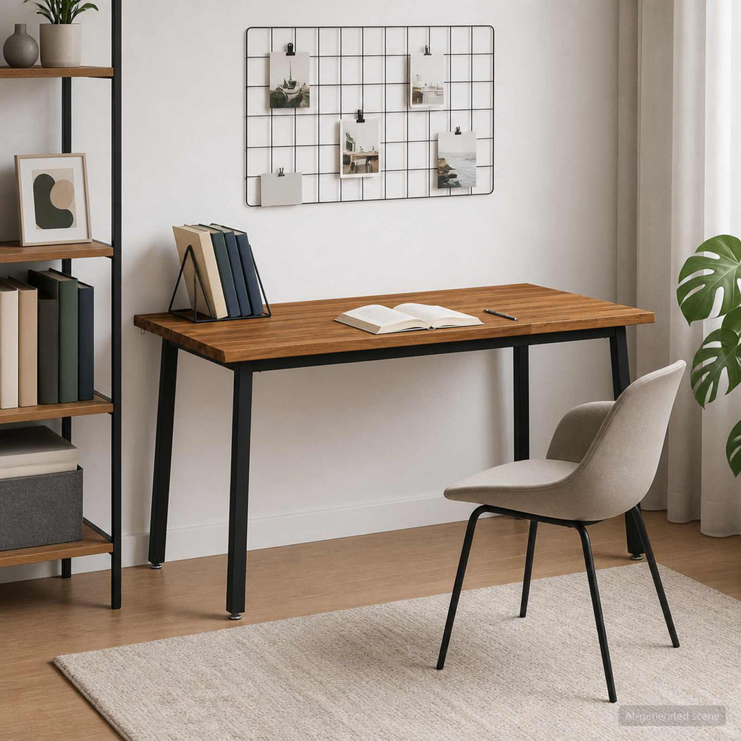 Dining table med live edge 160 x 80 x 75 cm Massivt Akacietræ