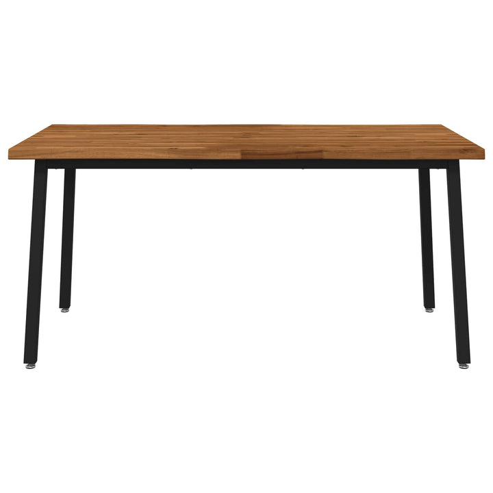 Dining table med live edge 160 x 80 x 75 cm Massivt Akacietræ
