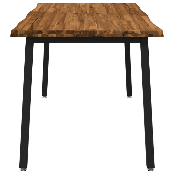 Dining table med live edge 160 x 80 x 75 cm Massivt Akacietræ