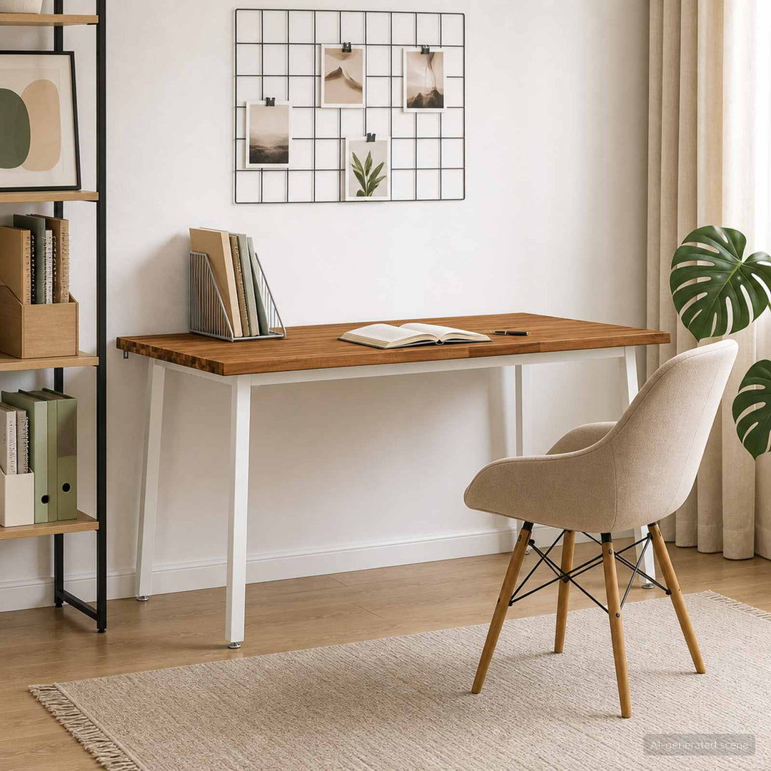 Dining table med live edge 160 x 90 x 75 cm Massivt Akacietræ