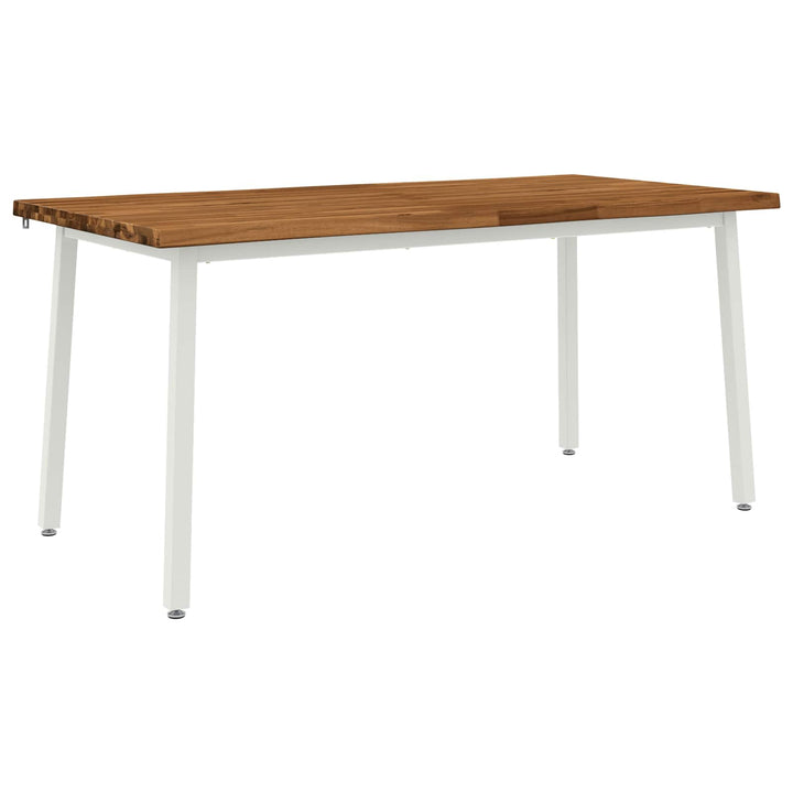 Dining table med live edge 160 x 80 x 75 cm Massivt Akacietræ