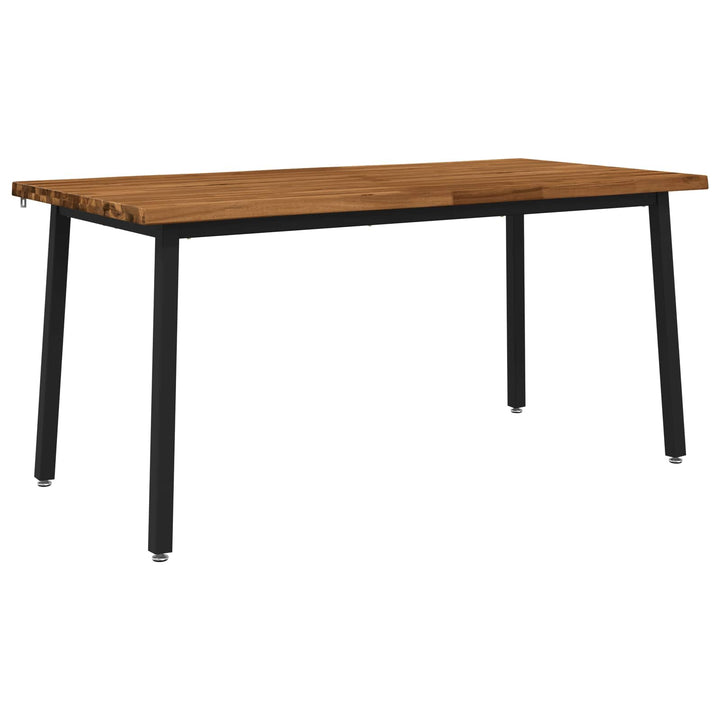 Dining table med live edge 140 x 90 x 75 cm Massivt Akacietræ
